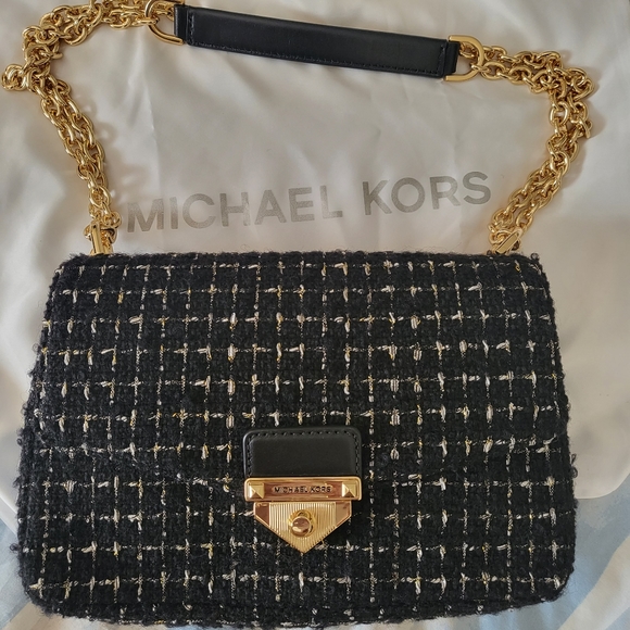 Michael Kors Tweed Soho Shoulder Bag - Picture 7 of 9
